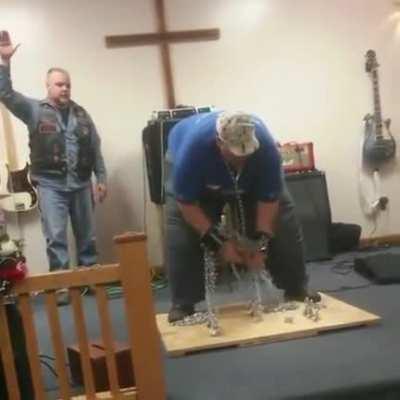 Sylas mains at church