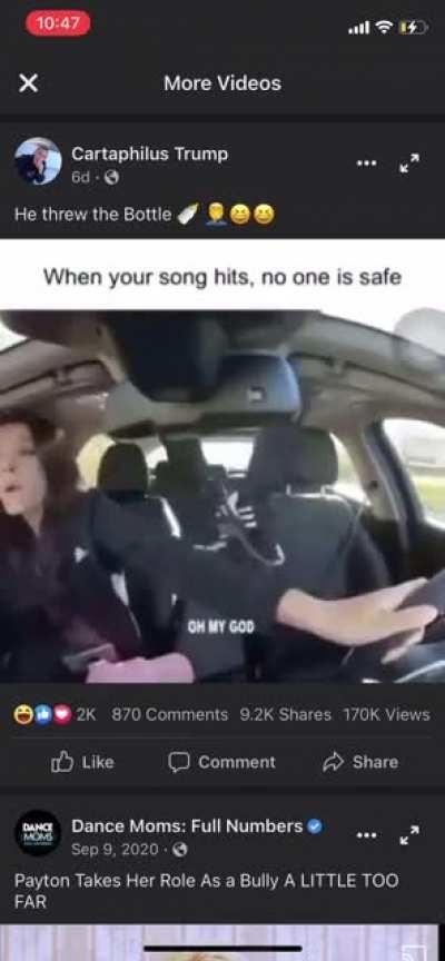 Quiet, my song is on.