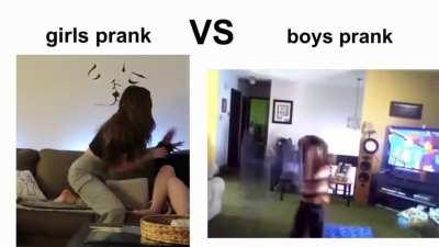 girls prank vs boys prank