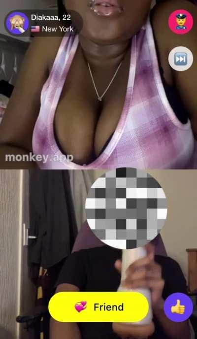 She Dipped, Nice Boobs Tho (Monkey App)