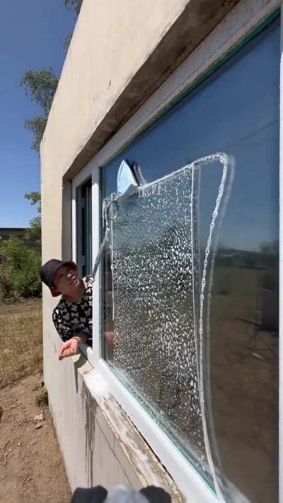 Double Side Magnetic Window Cleaner Brush Tool