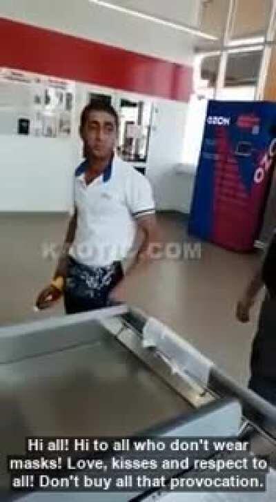 Wcgw when I tell people to not wear a mask and annoy a guard