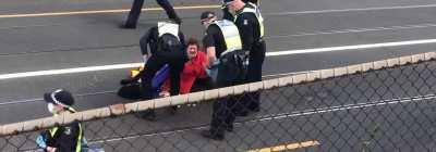 Raw Video of Victoria Police's violence against an old lady