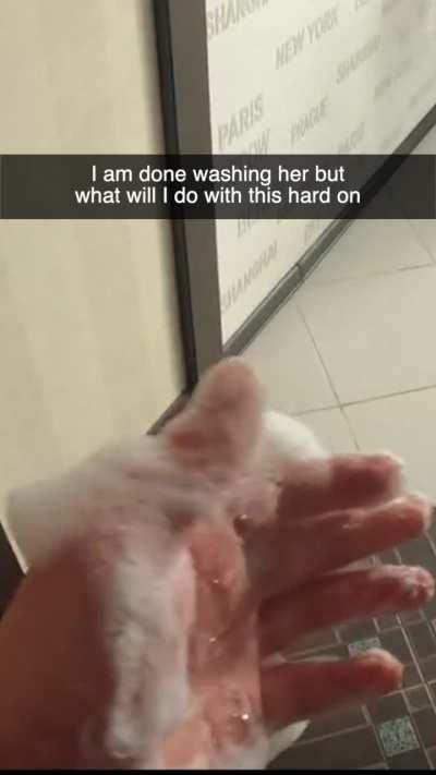 Mom called while taking a bath