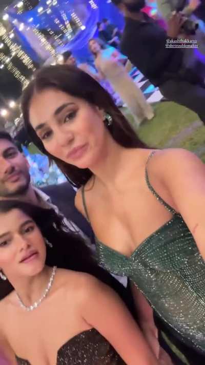 Shining & slaying with Meghna at a party