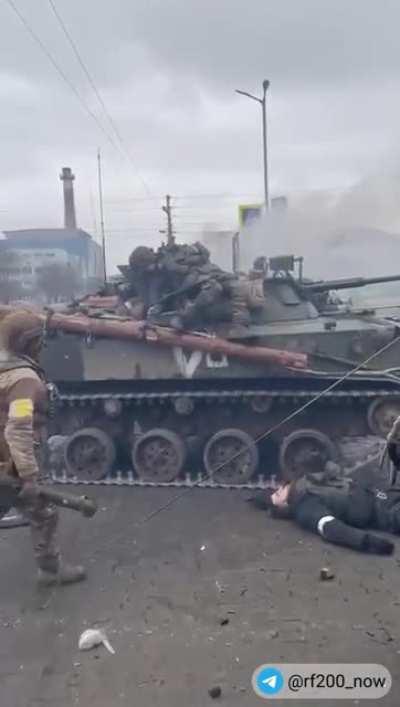 Dead Russian marines in Gostomel (Kyiv oblast')