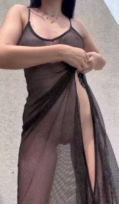 Is this dress too revealing to wear in public?
