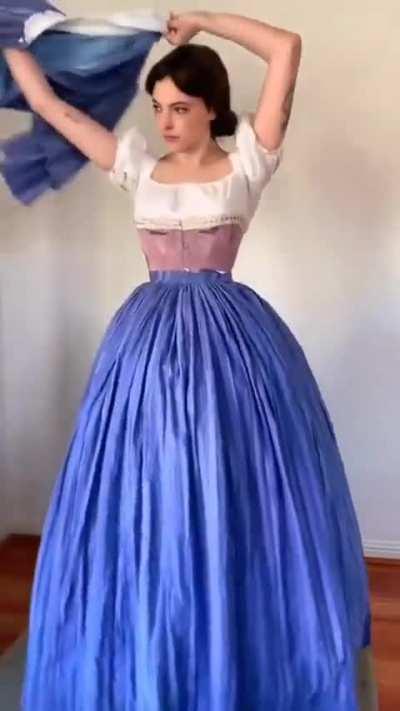 In 1859, this is how women typically dressed