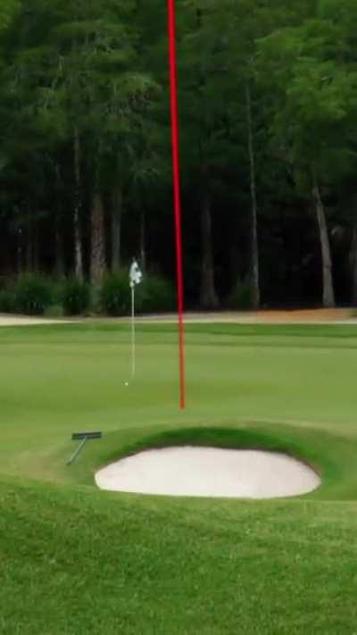 An albatross is making it in two shots on a par-5. Much rarer to make than a hole-in-one.