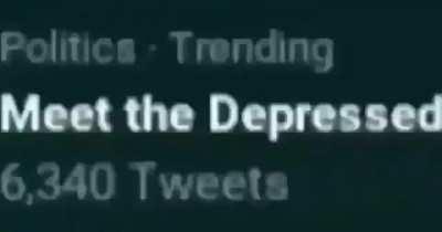 Meet the depressed (sorry if this is a repost )