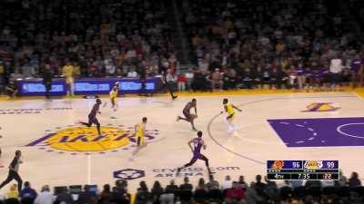 [Highlight] Biyombo rejects AD a second time and Suns get a fast break