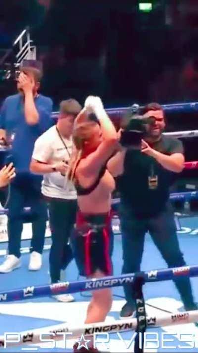 DANIELA HAMSLEY | Flashes T!ts to Celebrate Win | P_ST☆R VIBES | 2023