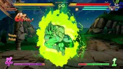 Almost 50 second long S-Broly 2H starter TOD... with two C-assists?