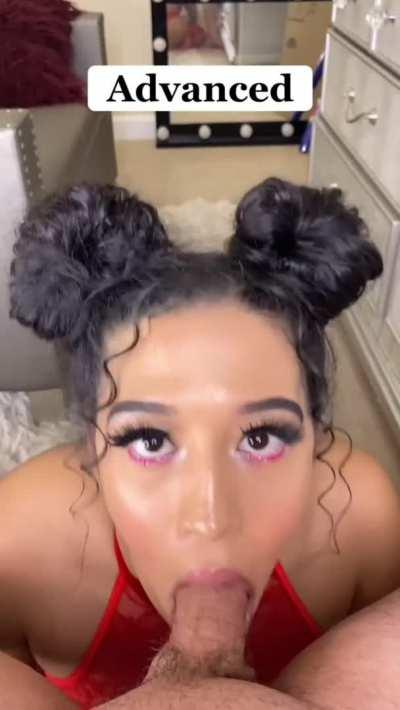 Different levels of blowjob🥵