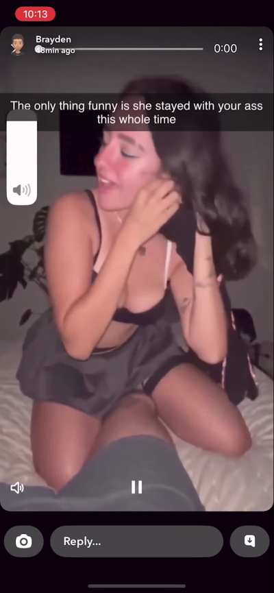 she was so excited to see him sorry bro ☠️