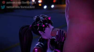 Cumming in Widowmaker's mouth (DarkLulBird)