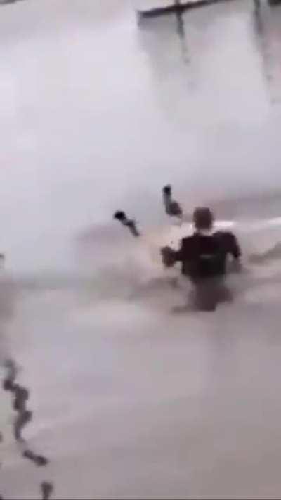 Water was a bit shallow