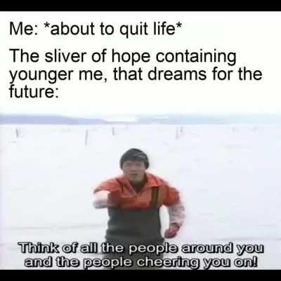 Let's become someone your younger self would aspire to be.