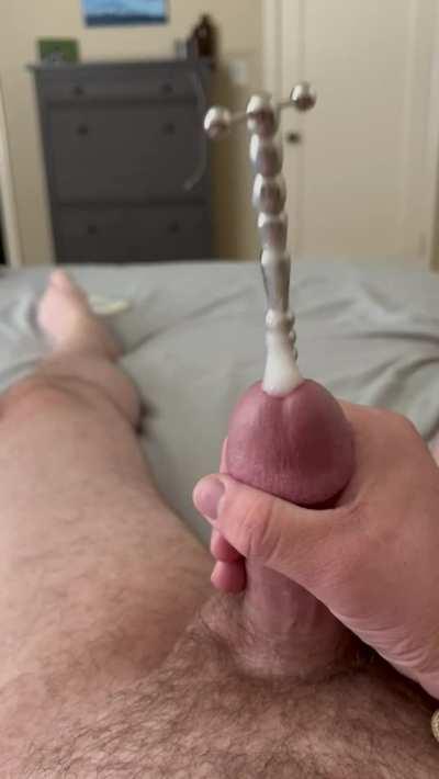 My cock was made for this. Second time using my 10mm EPK, using only my precum for lube. Feeling it bounce in and out while cumming was one of the best feelins I've had while cumming.