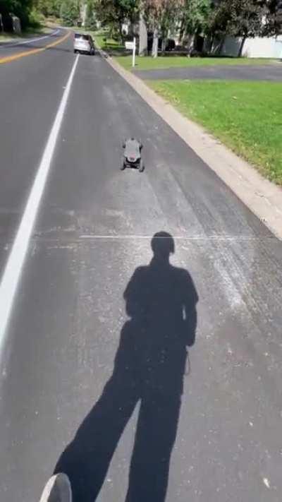 Magic circular rainbow follows me around