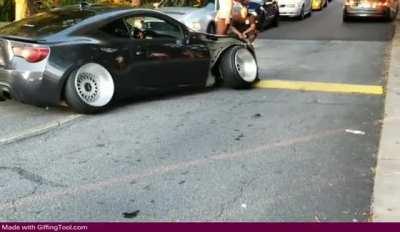 To cross a speed bump