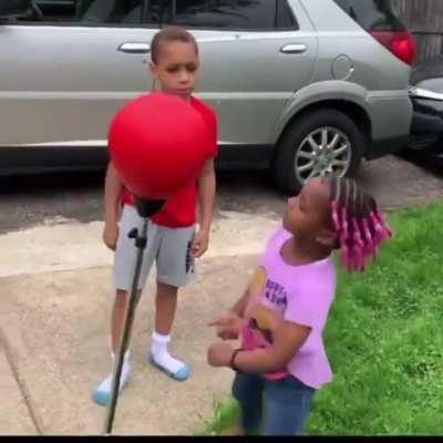 You can’t hit me back....