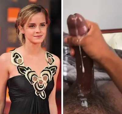 Emma gazing in lust for the biggest blackest cunning cocks