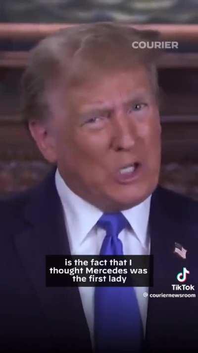 Trump rants on truth social after Biden and the media made jokes about him (credit to @couriernewsroom on TikTok)