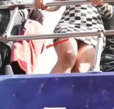 Sexy thighs of shraddha (upskirt in public)