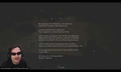 Francis slowly losing sanity while reading RE files