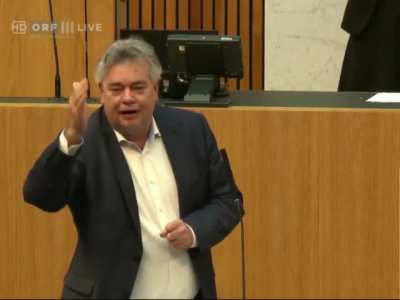 Kogler gibt Statement zur aktueller Lage ab