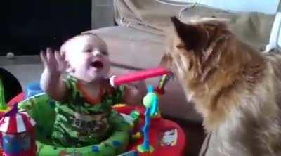 “How to entertain a baby.” A video tutorial.