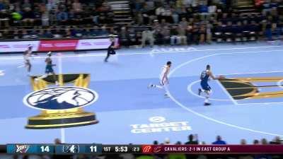 [Highlight] Rudy Gobert gets the steal and breakaway dunk!