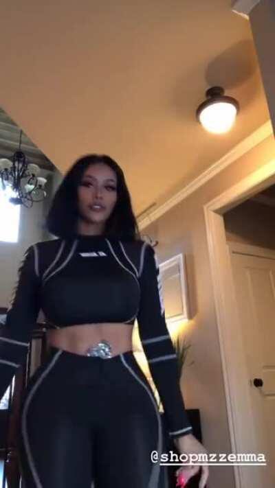 Showing Off Her Amazing Figure