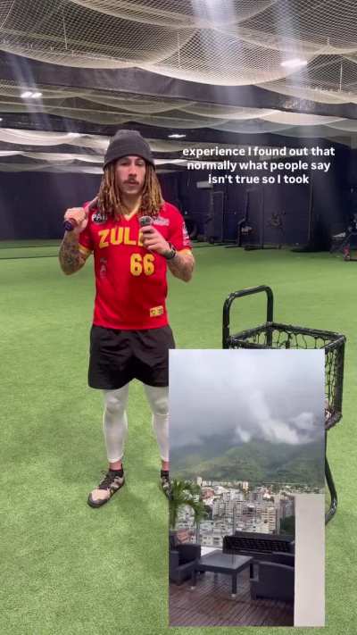 Niko Hulsizer: I remember the first time taking the field in Venezuela all I could think was.. “12 year old me would have never guessed baseball would have taken me here. This is special.”