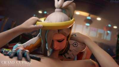 Mercy face-fucked (Grand Cupido, Volkor)