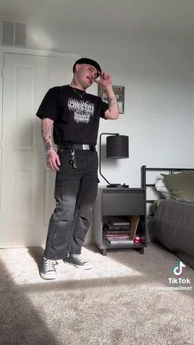 He’s got a tough sort of thing going on