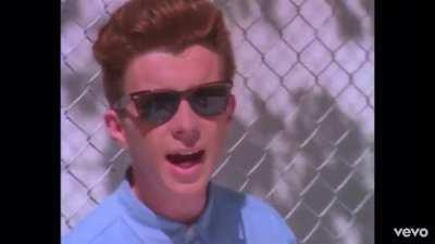 Entire Never Gonna Give You Up as a gif