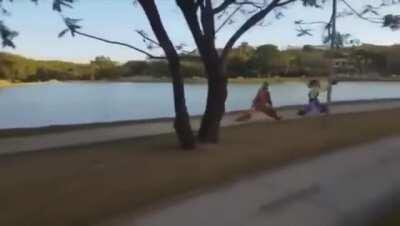 A group called Carreta Furacão (Hurricane cart) in Brazil