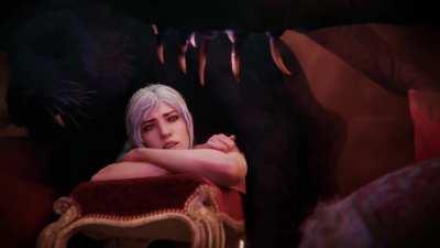 Shadowheart and Displacer Beast (ZMSFM) [Baldur's Gate 3]