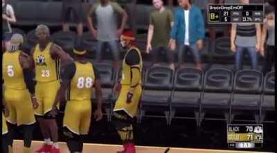 2k used to have this nigga blowing snot bubbles
