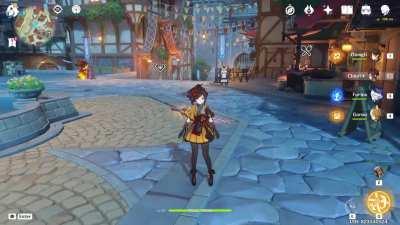 Quick look of how far C0 Chiori's doll AoE detection range