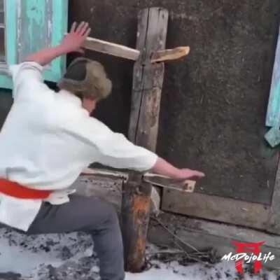 Russian martial arts class