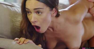 Ginebra Bellucci enjoying herself