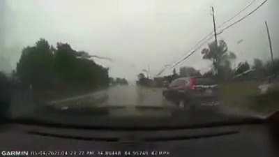 This series of lightning strikes in Northwest Georgia yesterday