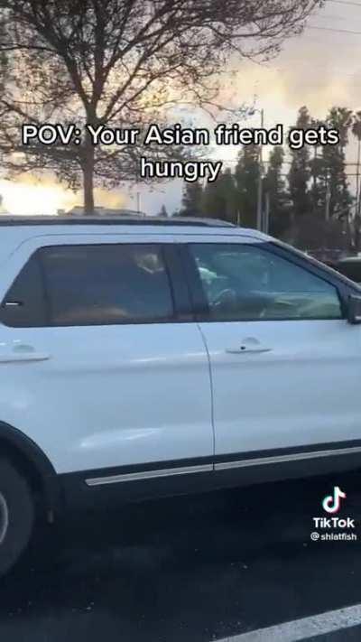 Asian when they are hungry