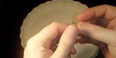 you can bend this metal(nitinol) as you like and it still go back to it’s original form