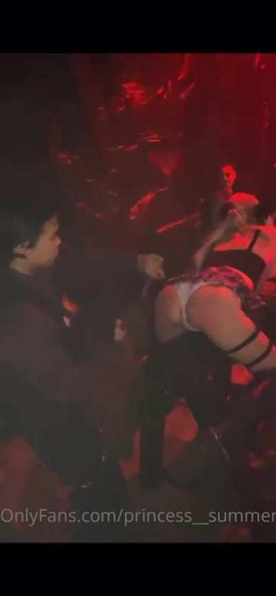 The hardcorest thing this ugly bitch has