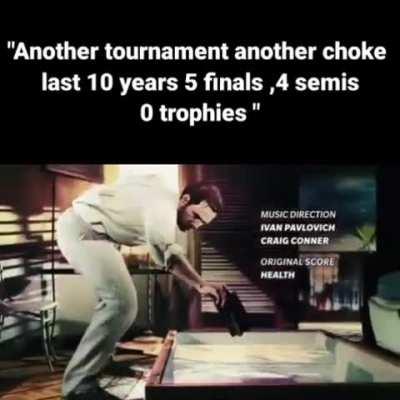 Another tournament another choke 