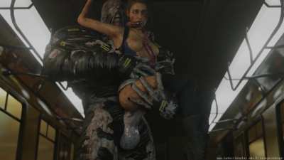 Jill fucked by Nemesis (SavageCabbage)